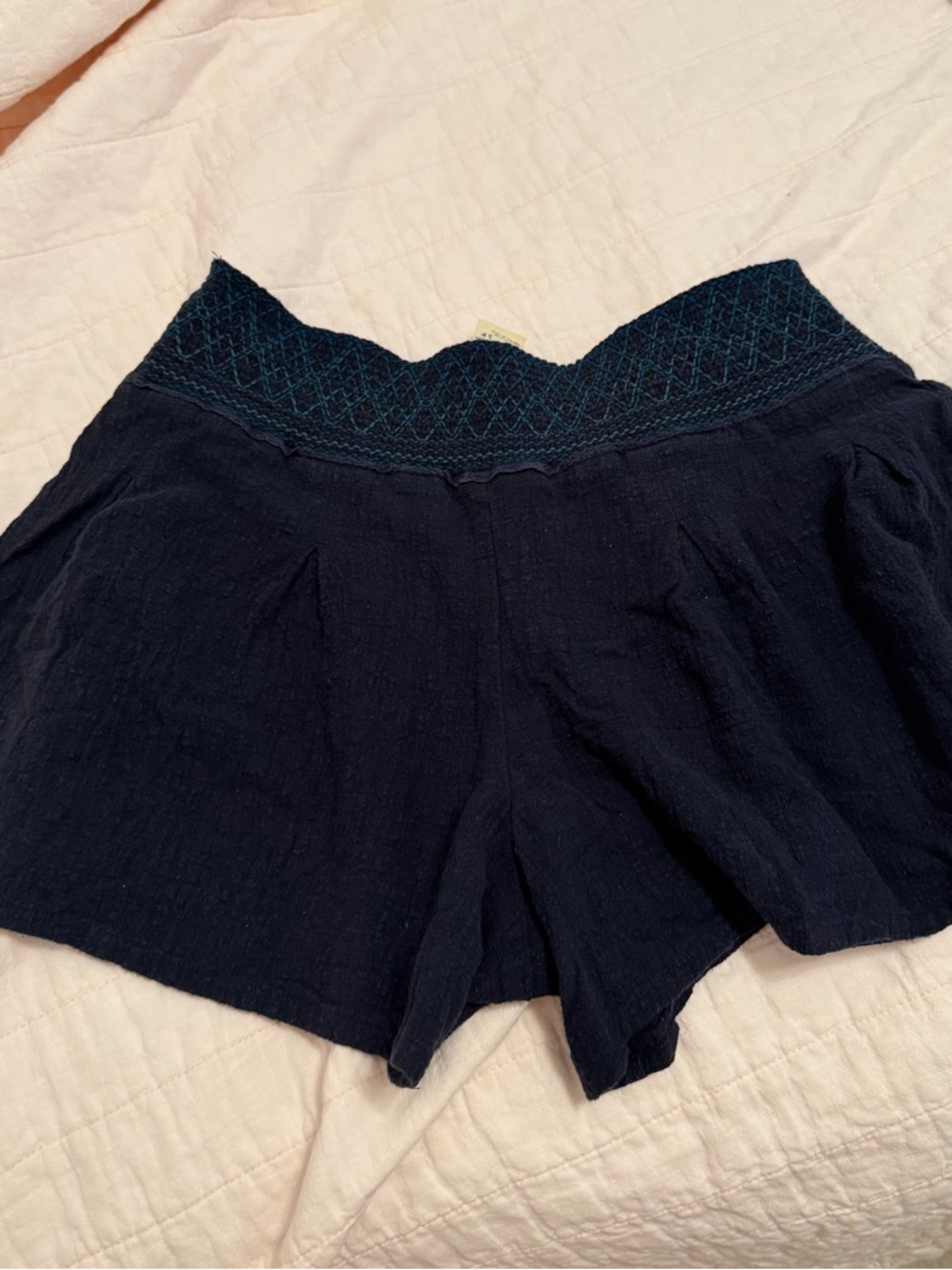Free People Blue Shorts